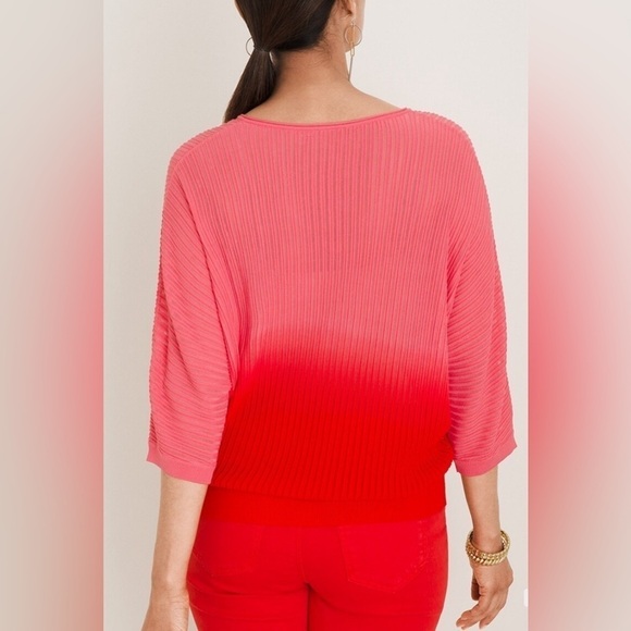 Sheer Stripe Dip-Dye Sweater - Size Medium - Picture 2 of 7